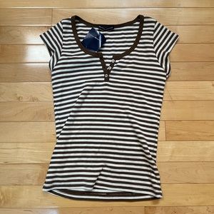 Zelly Short Sleeve Stripped Tee